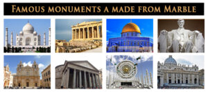 Famous Monuments And Sculptures Made From Marble